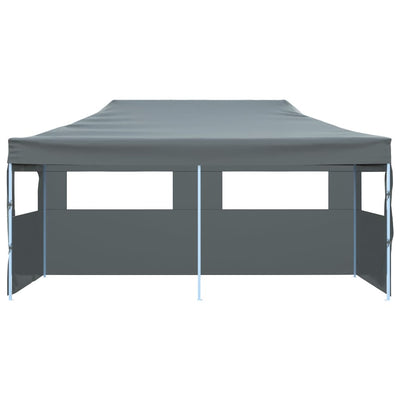 Kokoontaitettava pop-up juhlateltta 3x6 m antrasiitti
