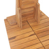 Puutarhasuihku Clora 70x75x204cm (tiikki)