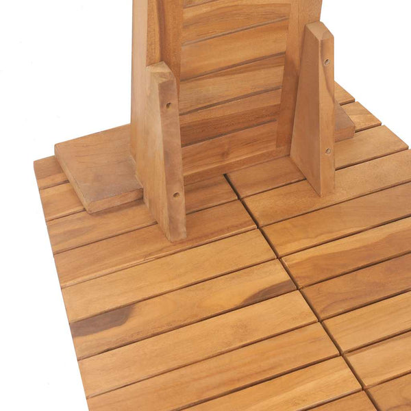 Puutarhasuihku Clora 70x75x204cm (tiikki)