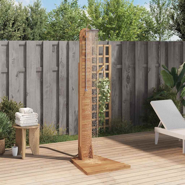Puutarhasuihku Clora 70x75x204cm (tiikki)