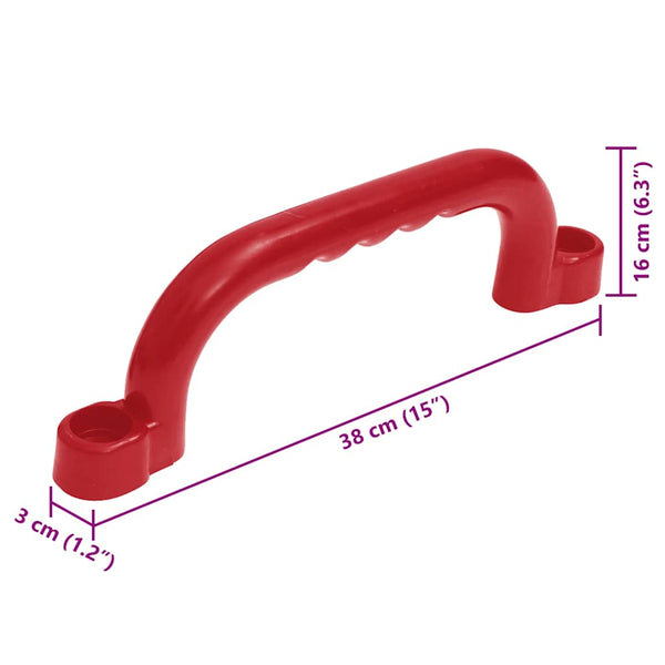 Keinuistuimet sininen 2 kpl köysillä 37x15 cm polyeteeni