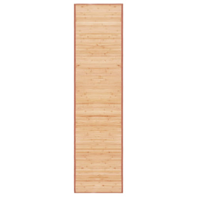 Ruskea matto bambu Felicitas 80x300cm