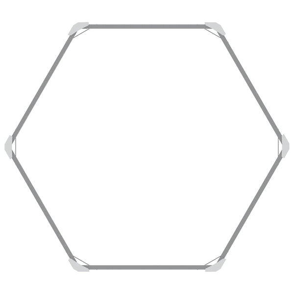 Harmaa korotettu kukkalaatikko galvanoitu teräs Testiban 129x129x77cm