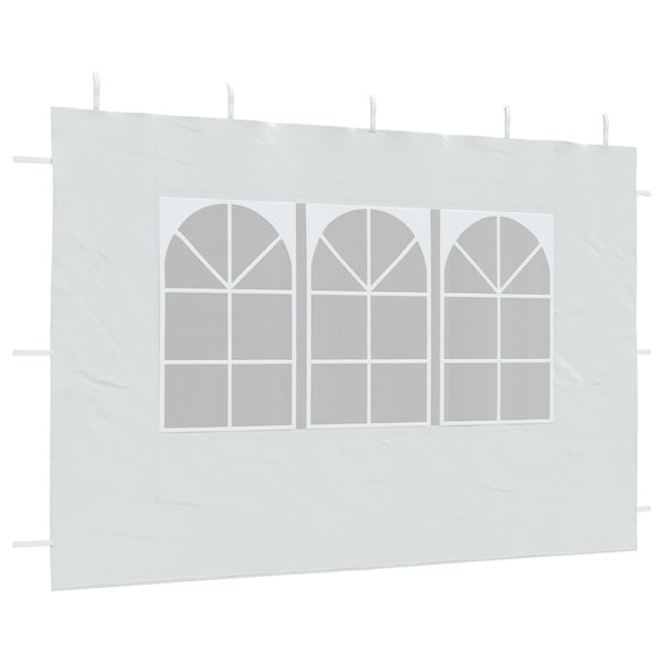 Valkoinen juhlateltan sivuseinä ikkunalla Wentworth (2 kpl pe)