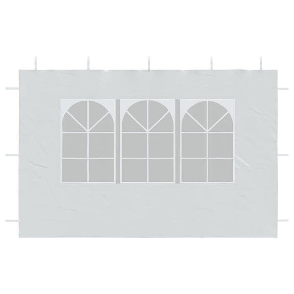 Valkoinen juhlateltan sivuseinä ikkunalla Wentworth (2 kpl pe)