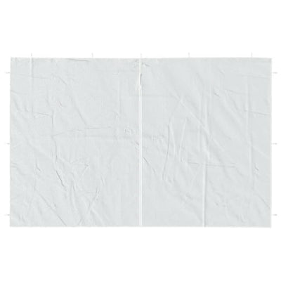 Valkoinen juhlateltan sivuseinä vetoketjulla Miuriufe (2 kpl pe)