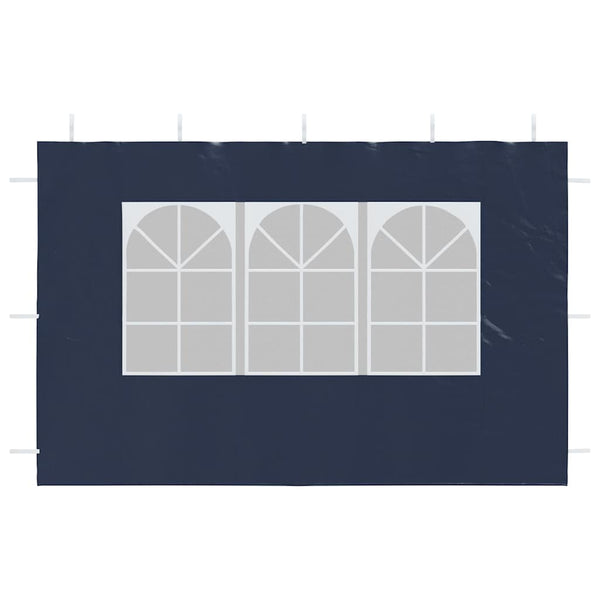 Sininen juhlateltan ikkunallinen sivuseinä Wentworth (2 kpl pe)