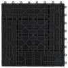 Laudat 11 kpl Musta 30 x 30 cm WPC