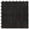 Laudat 11 kpl Tumma ruskea 30 x 30 cm WPC