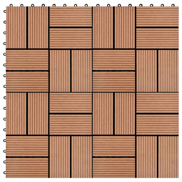 Ruskea lattialaatat Margaritis 30x30cm (11 kpl, 1 m², wpc)