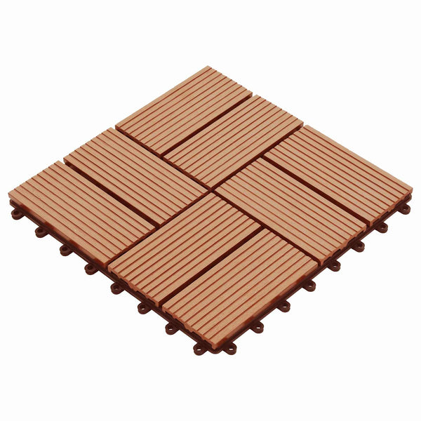 Laudat 11 kpl Tiikki 30 x 30 cm WPC