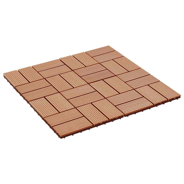 Laudat 11 kpl Tiikki 30 x 30 cm WPC