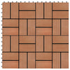 Laudat 11 kpl Tiikki 30 x 30 cm WPC