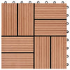 Laudat 11 kpl Tiikki 30 x 30 cm WPC