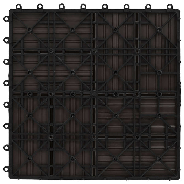 Laudat 11 kpl Tumma ruskea 30 x 30 cm WPC