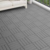 Laudat 3D-suunnittelu 11 kpl Harmaa 30 x 30 cm WPC