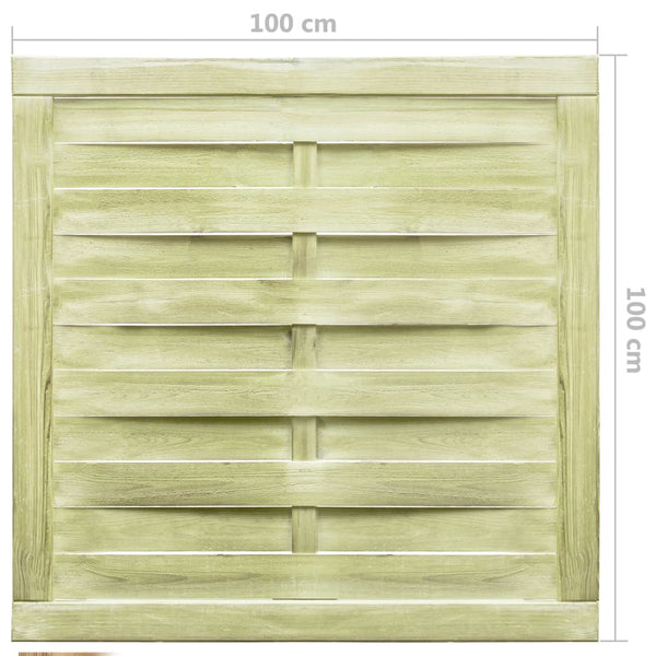 Puutarhaportti kyllästetty mänty 100x100 cm vihreä