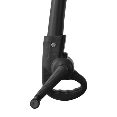 Antrasiitti riippuva aurinkovarjo teräspylväällä Iremia 300cm