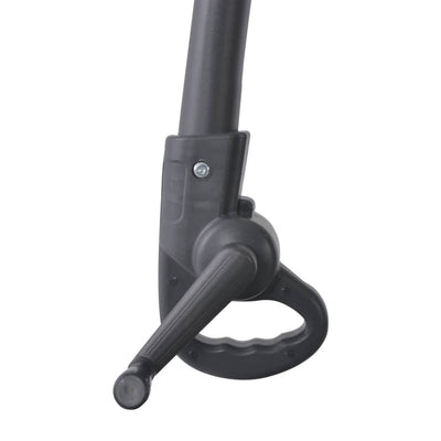 Vihreä riippuva aurinkovarjo teräspylväällä Montieli 250x250cm