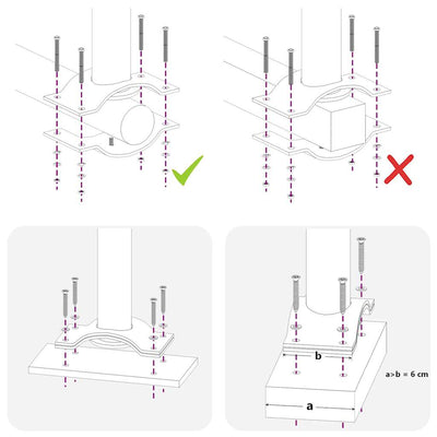 Musta sisäänvedettävä terassin sivumarkiisi Bato 100x300cm
