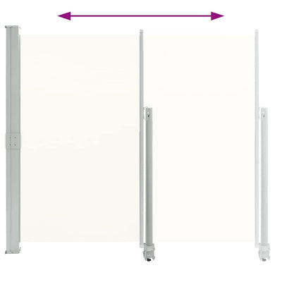 Kerma sisäänvedettävä terassin sivumarkiisi Bato 140x300cm