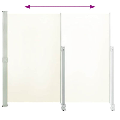 Kerma sisäänvedettävä terassin sivumarkiisi Bato 160x300cm