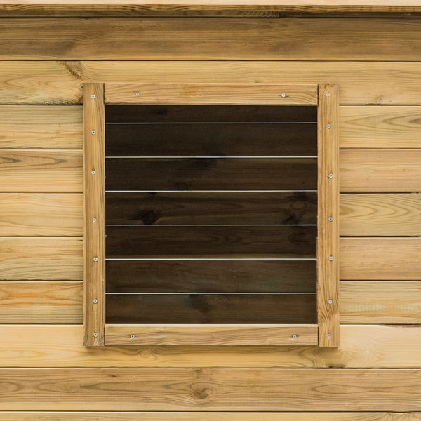 Ulkoleikkimökki 120x120x146 cm mänty