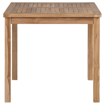 Puutarhapöytä 80x80x77 cm tiikki