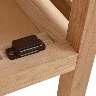 Pähkinäpuu kylpyhuoneen säilytyskaappi Covica 39,5x35,5x123cm