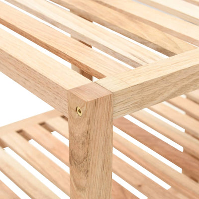 Täysi pähkinäpuu kylpyhuoneen hylly Evigheniea 100x40x65cm