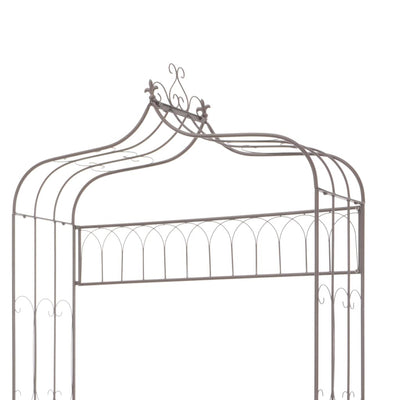 Antiikinruskea puutarhapenkki Manuta 122cm (rauta)