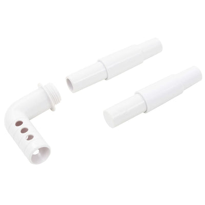 Valkoinen kreikkalainen uima-altaan suihkulähde Livenca (13-osainen)