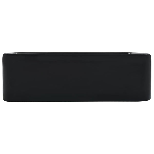 Musta pesuallas Alyn 40x30x13cm (keraaminen)