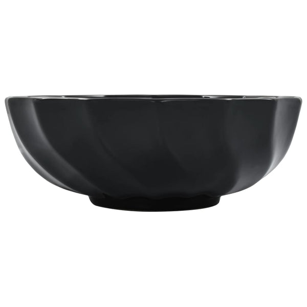 Musta pesuallas Tohani 46x17cm (keraaminen)