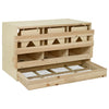 Kanan munintapesä 3 osastoa 96x40x45 cm mänty