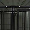 Koiran ulkohäkki 253x133x116 cm