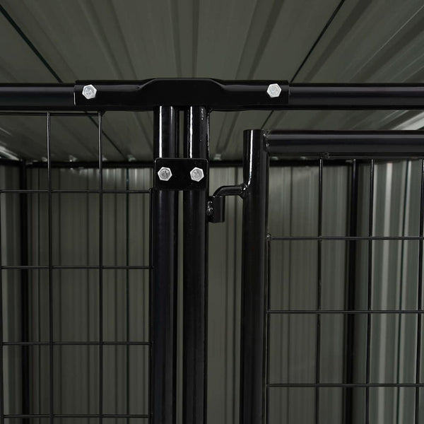 Koiran ulkohäkki 253x133x116 cm