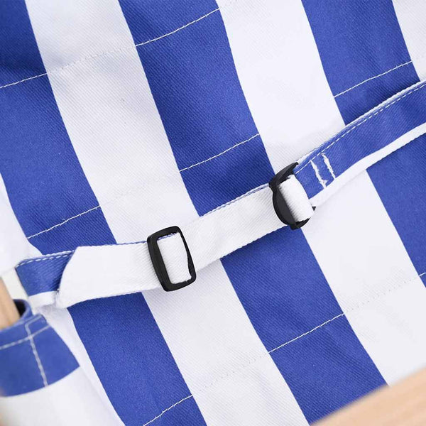 Sininen vauvakeinu turvavyöllä puuvilla puu Fortu