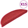 Porrasmatot 15 kpl Bordeaux'n punainen 56 x 17 x 3 cm
