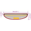 Porrasmatot 15 kpl Bordeaux'n punainen 56 x 17 x 3 cm