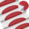 Porrasmatot 15 kpl Bordeaux'n punainen 56 x 17 x 3 cm