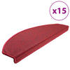 Porrasmatot 15 kpl Bordeaux'n punainen 65 x 24 x 4 cm