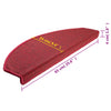 Porrasmatot 15 kpl Bordeaux'n punainen 65 x 24 x 4 cm