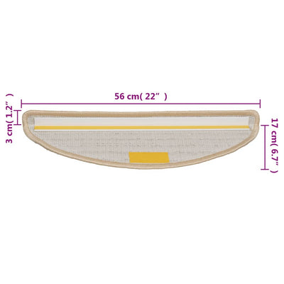 Porrasmatot 15 kpl 56x17x3 cm kerma