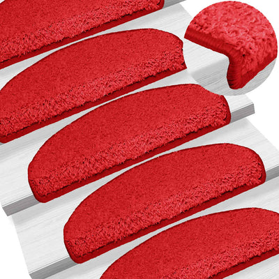 Punainen porrasmatot Viziru 65x21x4cm (15 kpl)