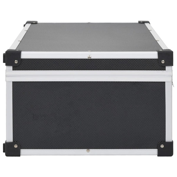 Musta cd-kotelo Krista 80 CD-levylle (alumiini abs)