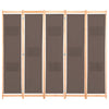 Ruskea tilanjakaja Iren 200x170x4cm (5-paneelinen kangas)