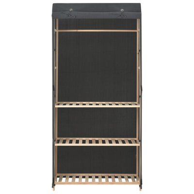 3-kerroksinen vaatekaappi Puicuta 79x40x170cm (kangas)