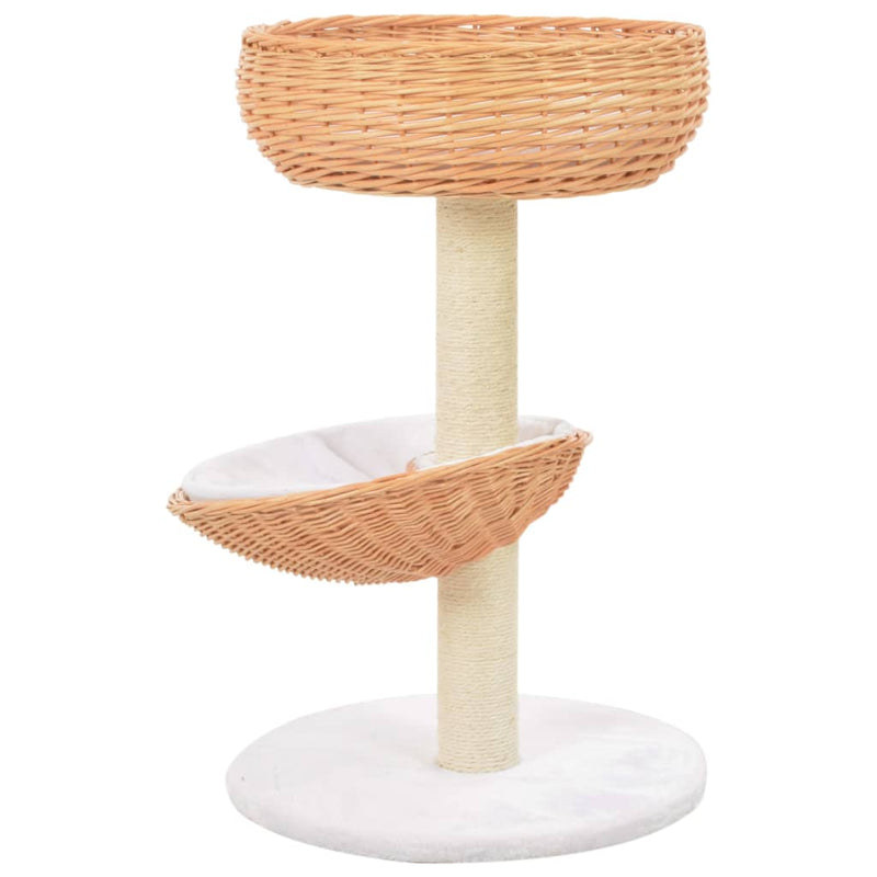 Luonnollinen kissan kiipeilypuu Beatrita (sisal-pylväällä, paju)