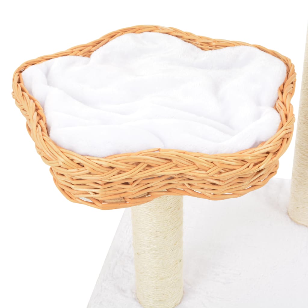 Luonnollinen kissan kiipeilypuu Mirem (sisal-pylväällä, paju)